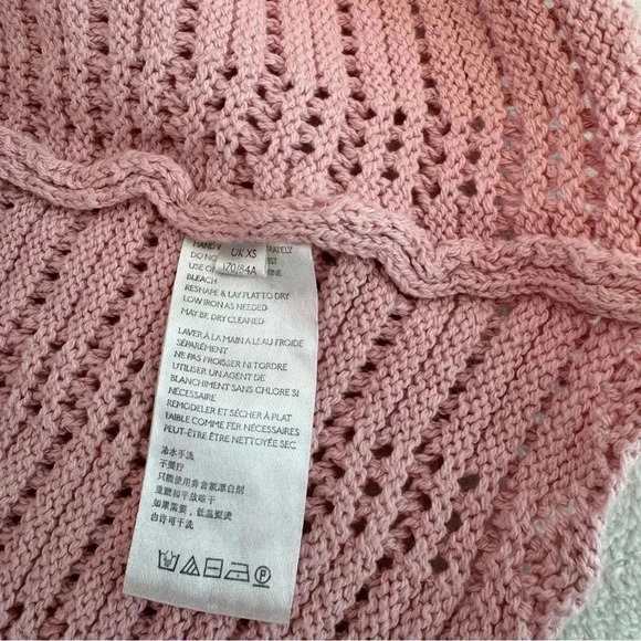 Free People Beach Fauchet Maxi Open Knit Cardigan Sweater size XS - Picture 6 of 14